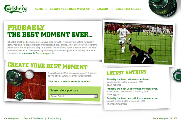 Best Moment Homepage...