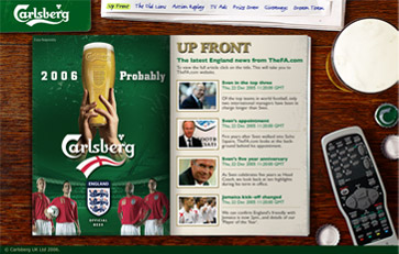 Up Front (England News)