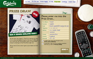 Competitions and Prize Draws...
