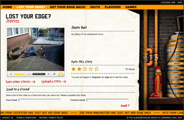 Movie clips of people losing their EDGE!