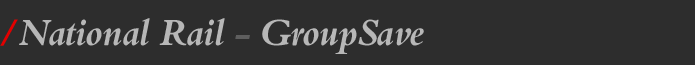 National Rail - GroupSave