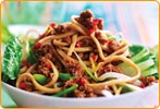 Stir Fried Quorn with Singapore Style Noodles